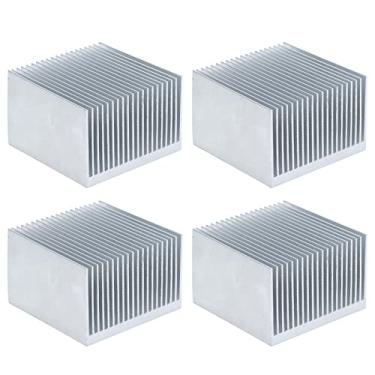 Imagem de Kit de Dissipador de Calor de Alumínio Resfria Com Eficiência Módulos Eletrônicos 4pcs 60x60x39mm (Sem de apoio)