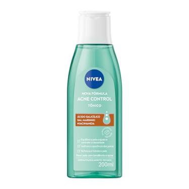 Imagem de NIVEA Tônico Facial Acne Control 200ml - Ajuda a controlar a oleosidade, não obstrui os poros, remove células mortas, reduz a vermelhidão e hidrata a pele acneica