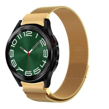 Imagem de Pulseira com Fecho Imã em Aço Inoxidável Para Watch6 47mm - Tech King,