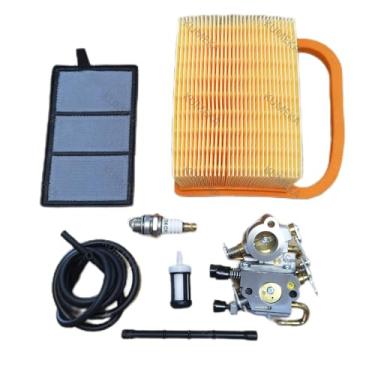 Imagem de KUMEKA Carburador TS420 com filtro de ar, linha de combustível, vela de ignição serve para peças de reposição de serra de corte de concreto ST.TS410 TS420
