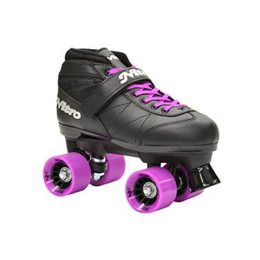 Imagem de Epic Skates Patins Super Nitro Quad Speed, Preto/Roxo, Adulto 5