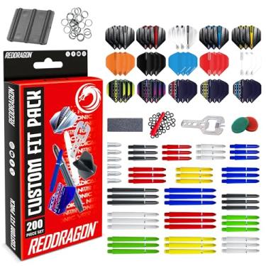 Imagem de Red Dragon Darts Pacote de acessórios de dardos de para-choque com 200 peças