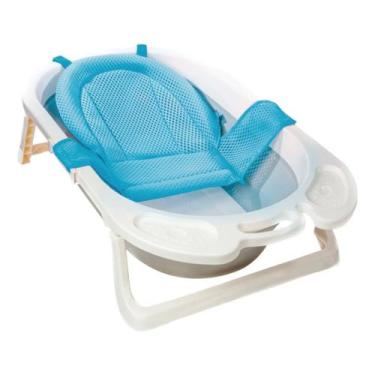 Imagem de Rede de Banho para Banheira Bebê Infantil PREMIUM Ajustável, Antiderra