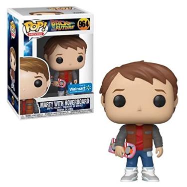 Imagem de Funko Pop! De Volta para o Futuro #964 Marty com Hoverboard Boneco de vinil exclusivo do Walmart vem em protetor Pop