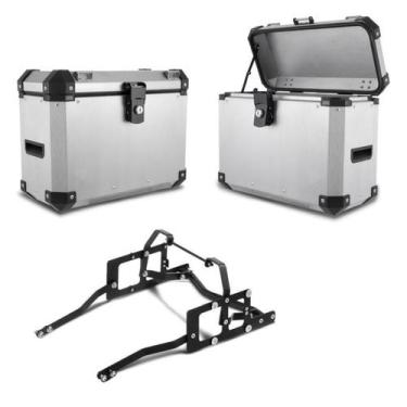 Imagem de Baú lateral roncar + suporte tenere 1200 - SUPER ADVENTURE, ALUMÍNIO E