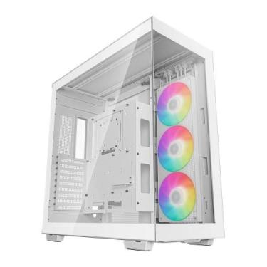 Imagem de Gabinete Gamer Deepcool CH 780, Full Tower, E-ATX, Lateral e Frente em