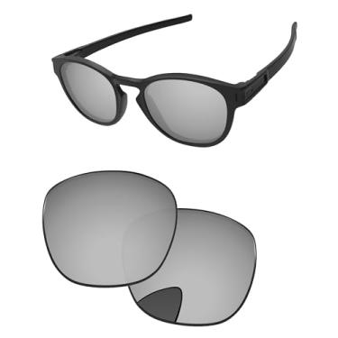 Imagem de PapaViva Lentes de substituição para óculos de sol Oakley Latch OO9265 53 mm, Cromado, prata, Latch