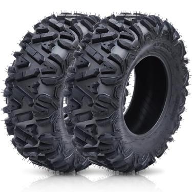 Imagem de Conjunto de 2 novos pneus WHIZMIA ATV UTV todo-o-terreno 26x11-12, 6 PR sem câmara de ar, pneu viés