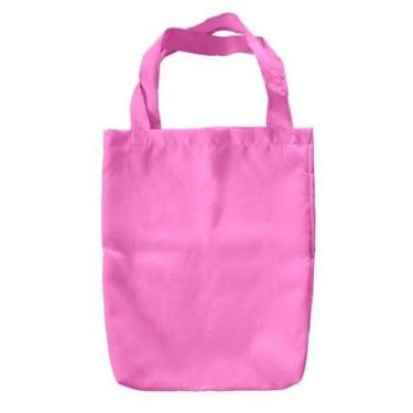 Imagem de Kit 50 EcoBags Sacola Ecológica Retornável Tecido 100% Poliéster - NoB