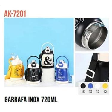 Imagem de Garrafa Térmica de Inox Infantil 720ml - Tomate AK-7201