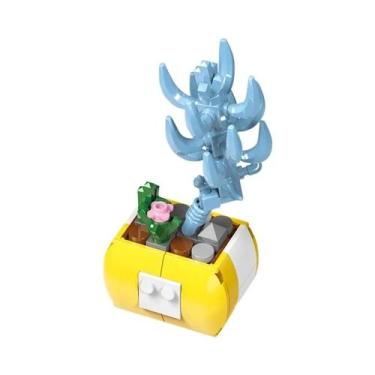 Imagem de Crianças DIY Simulação Suculentas Bonsai Cacto Aloe Vera Blocos De Con