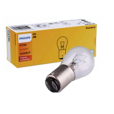 Imagem de Lampada 2 polos philips 12v p21/5w original - caixa c/ 10, P21/5W