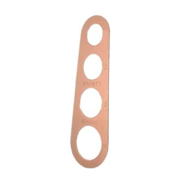 Imagem de ＫＬＫＣＭＳ Medidor de espaguete em aço inox, acessório para medir porções de macarrão, Rosa Ouro