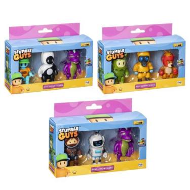 Imagem de Brinquedo Stumble Guys Pack com 3 Bonecos Série 2 - Sortido e Unitário
