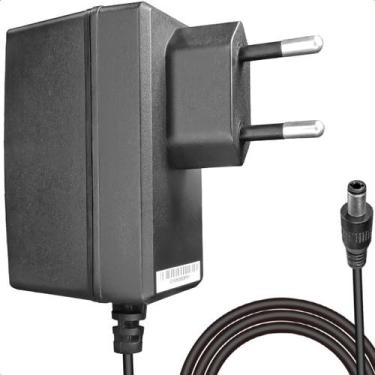 Imagem de Fonte 12v 2a Bivolt Plug P4 Cftv Fita Led Amperagem Real - Maxmidia