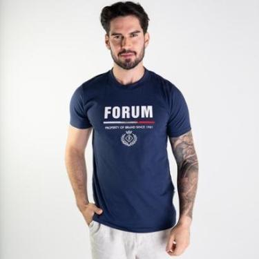 Imagem de Camiseta Forum Since 1981 Azul Marinho-Masculino