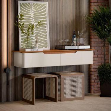 Imagem de Aparador Rack Suspenso Eros Flow 2 Portas - Ej Móveis