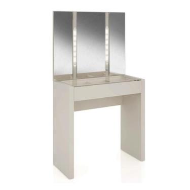 Imagem de Penteadeira com Espelho Estela Off White - Dalla Costa