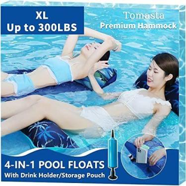 Imagem de Pool Floats Tomasta 5 em 1 multiuso para adultos, 2 pacotes