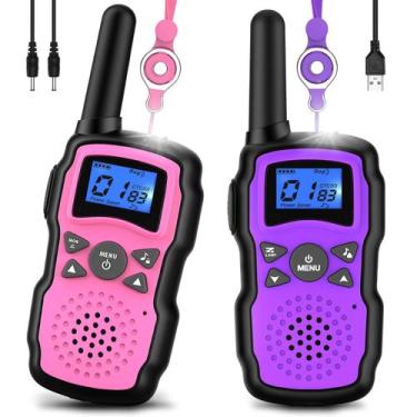 Imagem de Walkie Talkies Wishouse M8 recarregável de 6000mAh, pacote com 2 unida