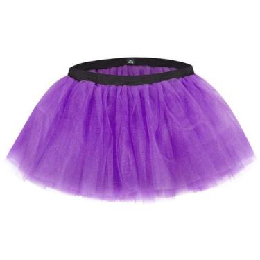 Imagem de Saia tutu Gone For a Run Running Neon Purple Feminina