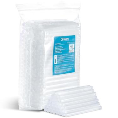 Imagem de Cola Gun Sticks GoGoNova 200 unidades transparentes de 7 mm de diâmetr