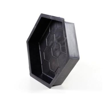 Imagem de Forma Sextavada Estriada Bloquete Concreto 25x25x6 Desenhado Colmeia R