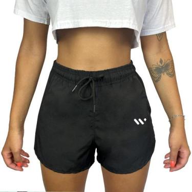 Imagem de Shorts Feminino Elastano Premium Preto WSS Web Party - Web Surf Shop -