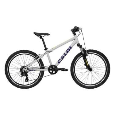 Imagem de Bicicleta Wild Aro 24 Cinza Alumínio 8v com Suspensão Dianteira 2025 -