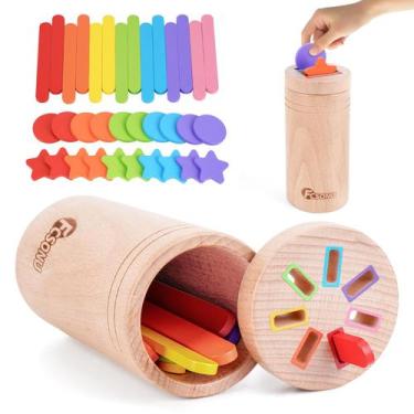Imagem de Classificação de cores para crianças pequenas Montessori Toys FCSONU d