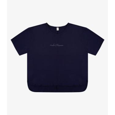 Imagem de Blusa Mullet Feminina Rovitex Azul, G, Azul