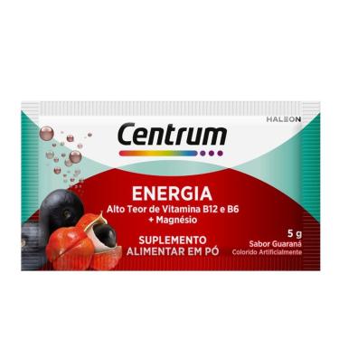 Imagem de Multivitamínico Centrum Energia Sabor Guaraná Pó Efervescente 5g