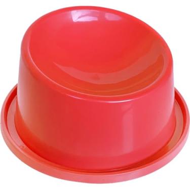 Imagem de Comedouro Elevado Alto Antiformiga para Gatos E Cachorros Pequenos Melhor Postura(Vermelho,Pequeno)