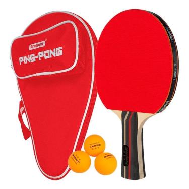 Imagem de Raquete Ping Pong De Tenis De Mesa Profissional C/Raqueteira