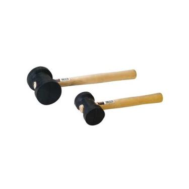 Imagem de Martelo borracha 60mm pt s.mac.max - MAX FERRAMENTAS