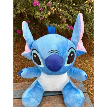 Imagem de Kit 2 Stitch Pelúcia Grande 45cm Angel Presente Antialérgico - DW conf