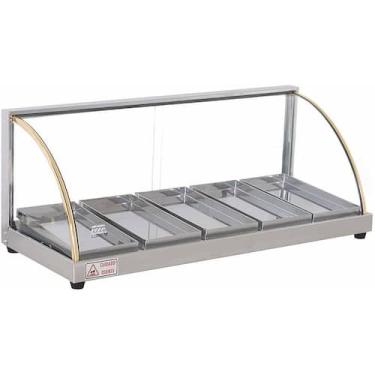 Imagem de Estufa Vitrine 5 Bandejas W5B Titã, 220V, Cinza