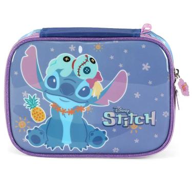 Imagem de Estojo Escolar Stitch 100 Pens Box Infantil Luxcel Ref 42404