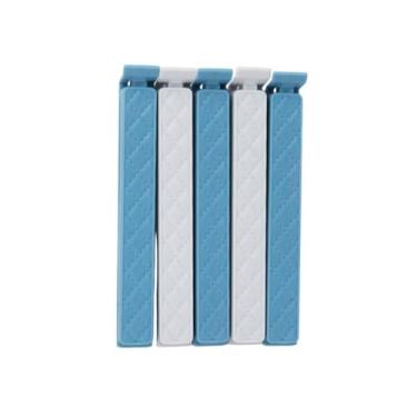 Imagem de Kit Presilhas Vedação de Embalagens 5 Unidades Lacre Sacolas Premium