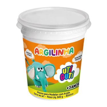 Imagem de Argila escolar massa de modelar Utiguti pote c/ 500g Licyn
