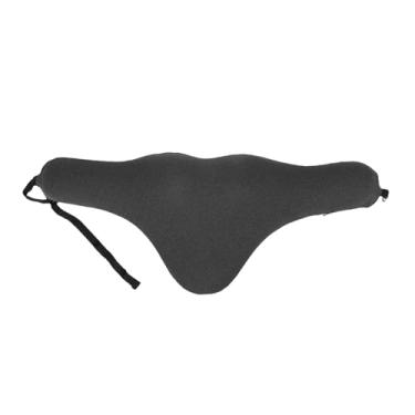 Imagem de Garosa Almofada de Apoio Lombar, Almofada Lombar de Espuma Viscoelástica Com Design Ergonômico para Cadeira de Escritório, Assento de Carro, sofá, Dormir, Capa Lavável Respirável e (Cinza Escuro)