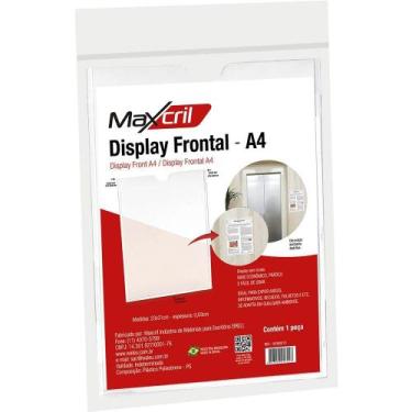 Imagem de Display Acrilico A4 Ref. 10090013 - Maxcril