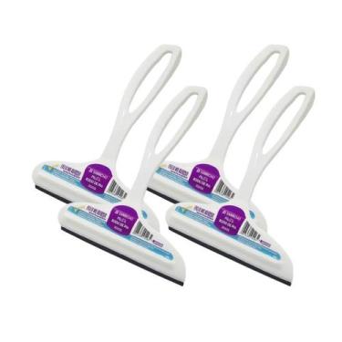 Imagem de Kit 4 Rodinhos de pia plástico Sanremo Grande Branco 22cm