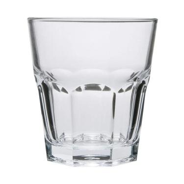 Imagem de Copo Baixo Vidro Grosso 355Ml Água Suco Resistente Luxo