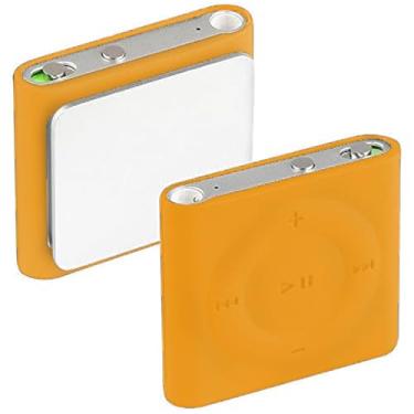 Imagem de Capa protetora de silicone macio para iPod Shuffle 4ª geração 4G 6ª 7ª geração (laranja)