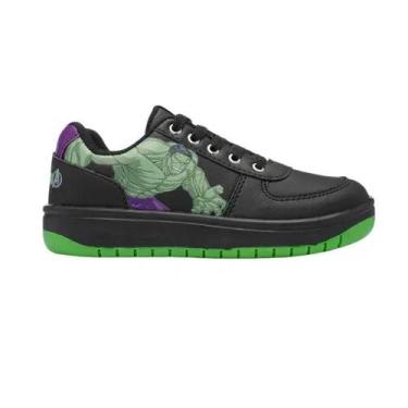 Imagem de Tenis disney hulk marvel ref mhk01dy menino, 30, Preto, Roxo
