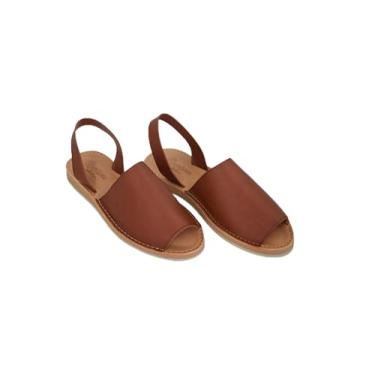 Imagem de Macarena Collection Sandálias femininas de couro para mulheres | Huarache sandálias mexicanas feitas à mão | Sandálias femininas confortáveis e elegantes 4155, Shedron, 40