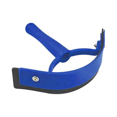 Imagem de barenx Raspador de suor, raspador de cavalo, raspador de PP+PVC para animais de estimação de cavalo e pônei de cachorro grande, raspador com alça, equipamento de animais de amamentação