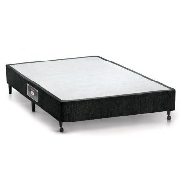 Imagem de Cama Box Base Universal Viúva Lux Chenille Black (128x188x23) - Castor