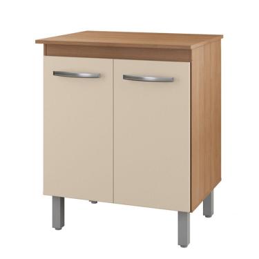 Imagem de Balcão Multiuso Com Tampo 70 Cm 2p Serena Savana Off White Mobbs